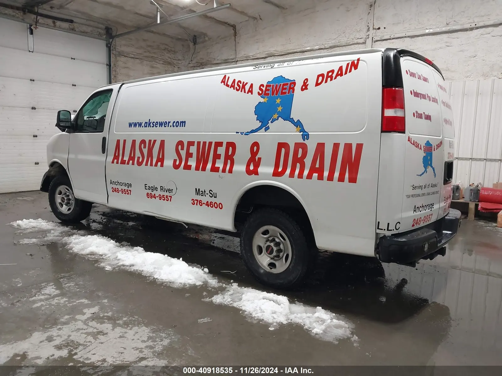 2022 GMC SAVANA CARGO RWD 3500 EXTENDED WHEELBASE WORK VAN