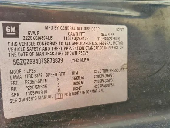 2007 Saturn VUE V6