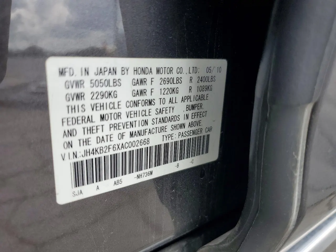 2010 Acura RL Tech Pkg