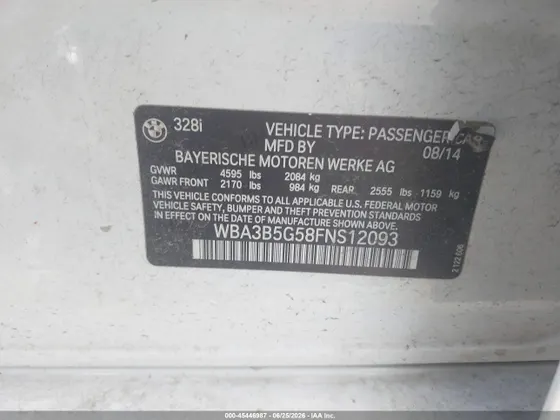 2015 BMW 3 Series 328i xDrive