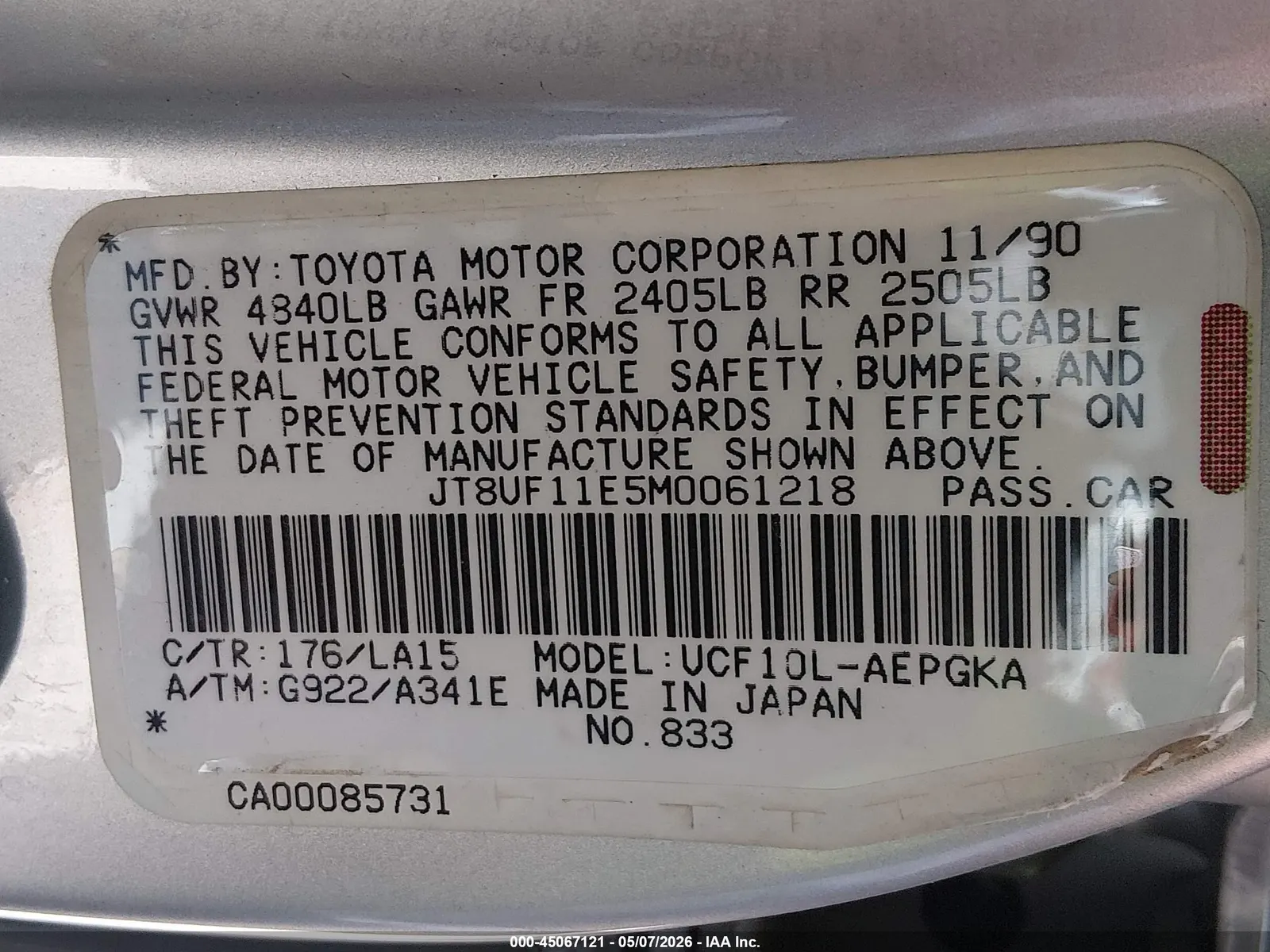 1991 Lexus LS 400