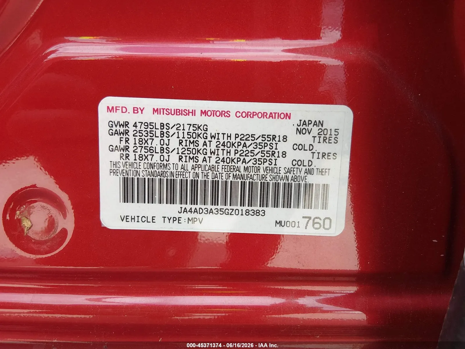 2016 Mitsubishi Outlander SE