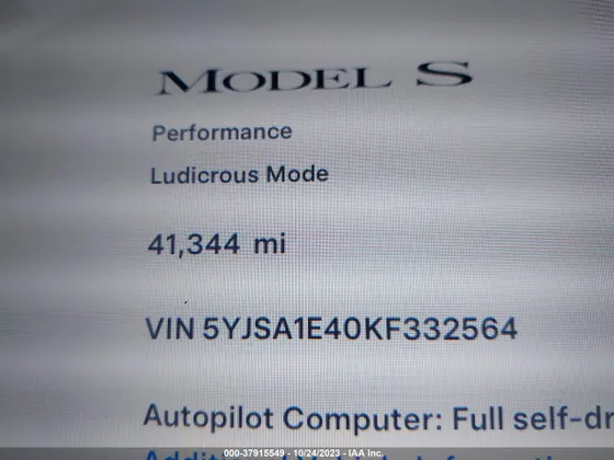 2019 Tesla Model S 100D