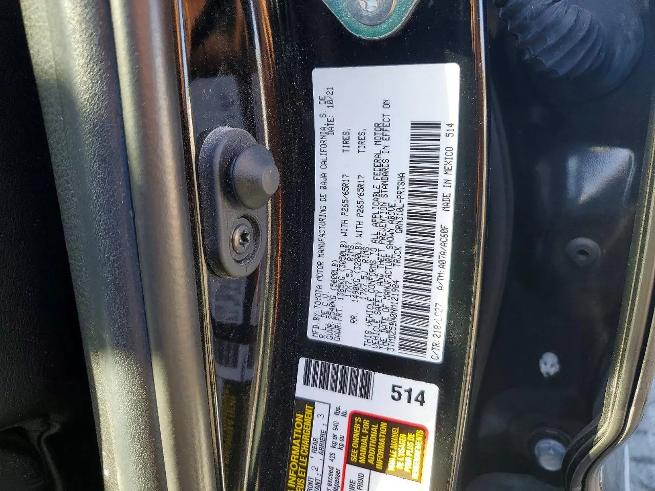 2022 Toyota Tacoma 4WD TRD Off Road