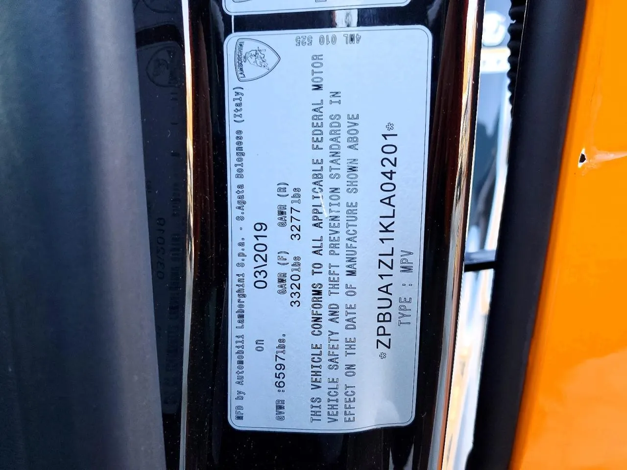 2019 Lamborghini Urus