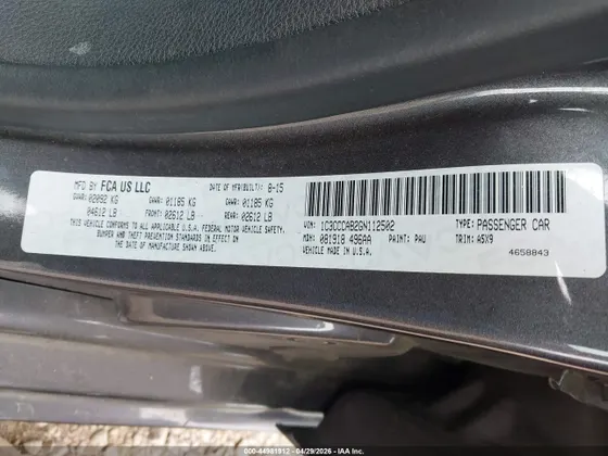2016 Chrysler 200 Limited