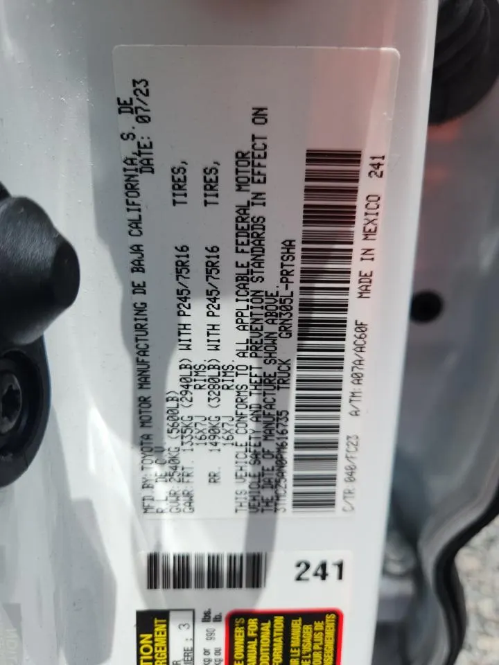 2023 Toyota Tacoma 4WD TRD Off Road