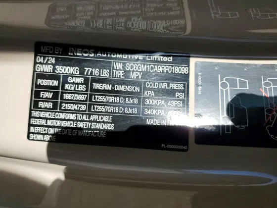 2024 INEOS Grenadier Station Wagon GRENADIER