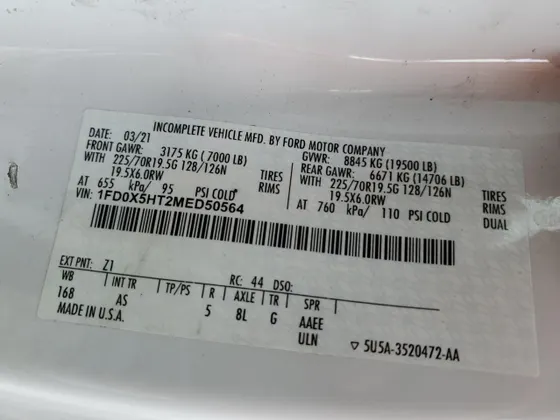 2021 Ford F-550 SUPER DUTY