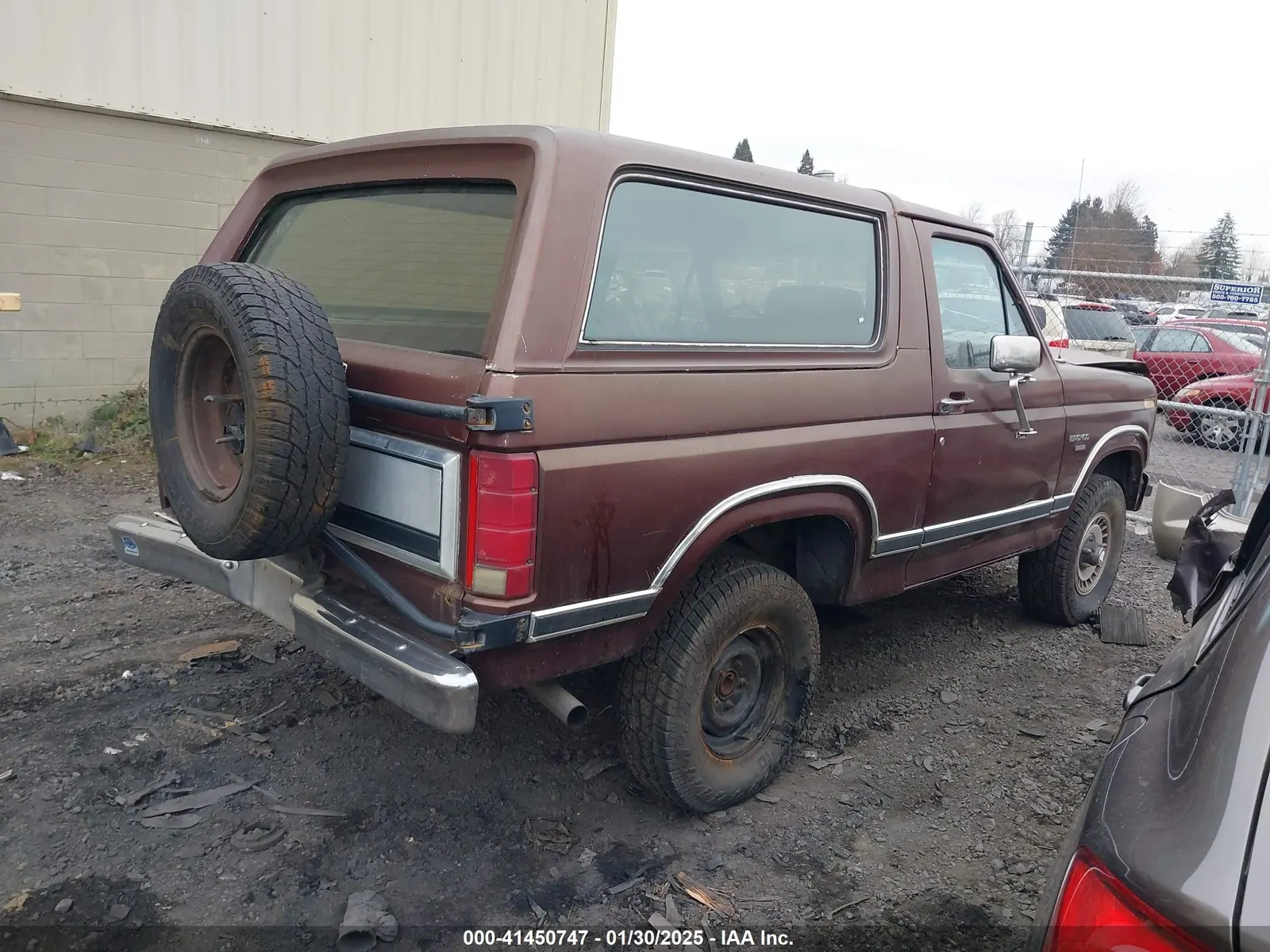 1986 Ford Bronco 4WD Custom