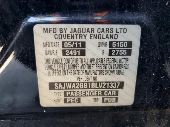 2011 Jaguar XJ XJL