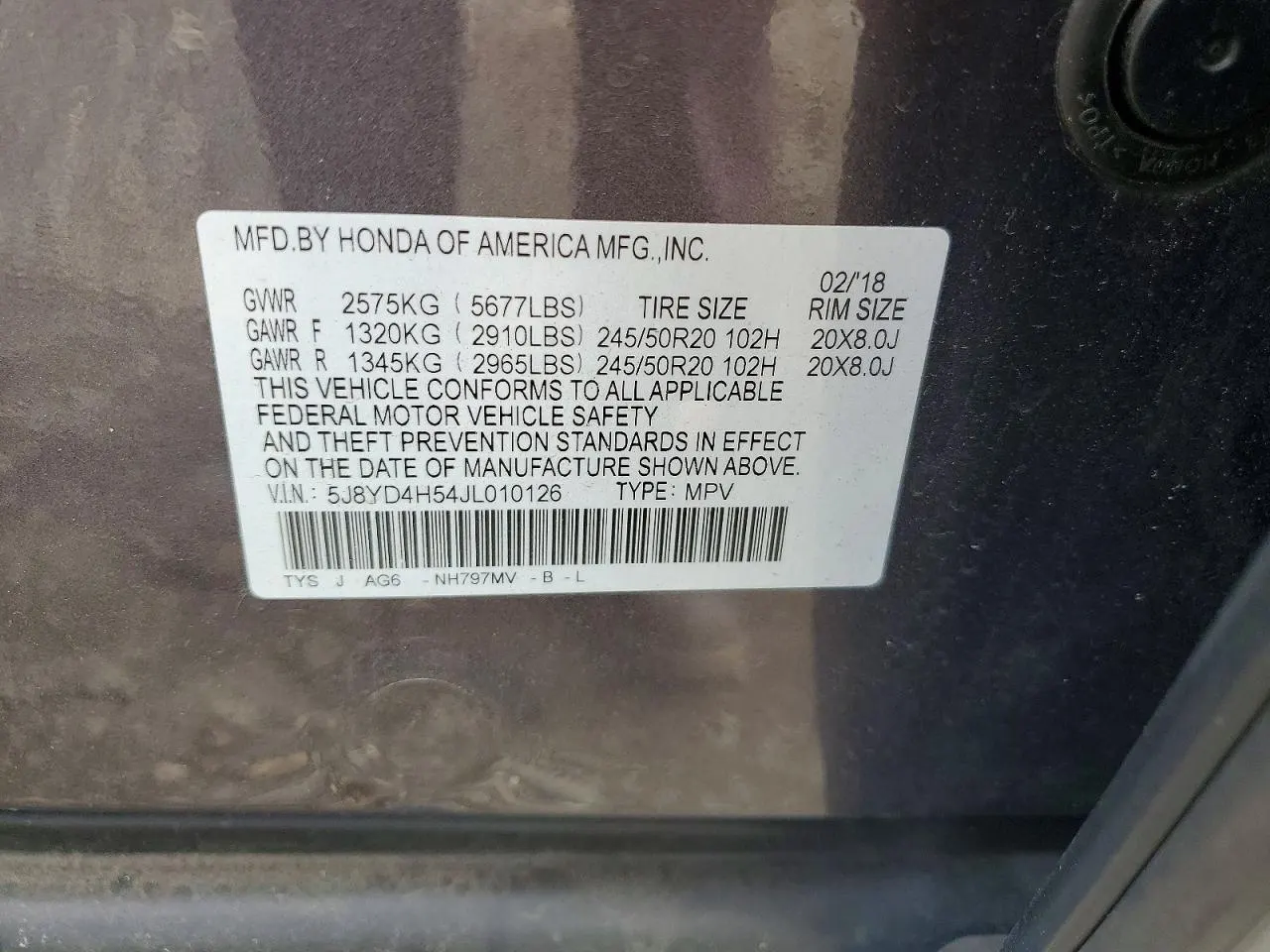 2018 Acura MDX w/Technology Pkg