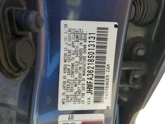 2008 Honda Civic Hybrid CIVIC