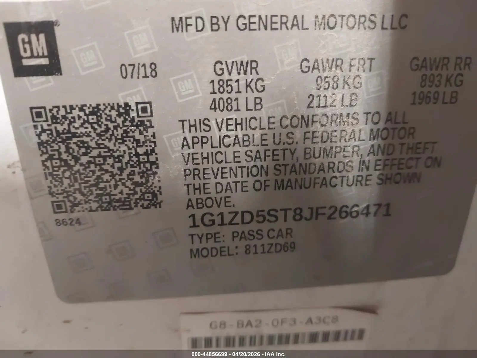 2018 Chevrolet Malibu LT