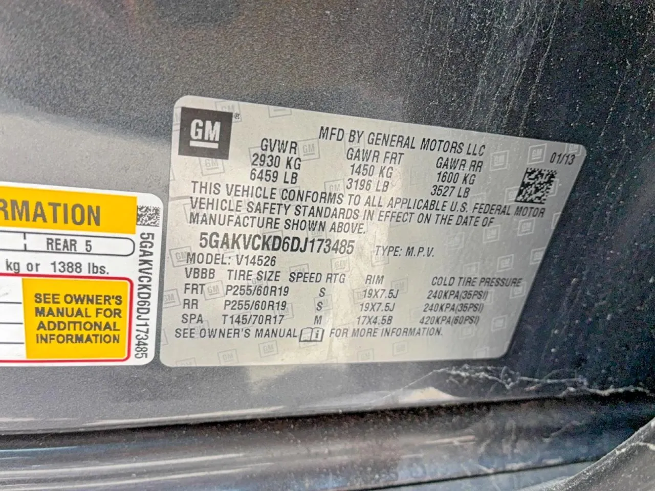 2013 Buick Enclave Leather
