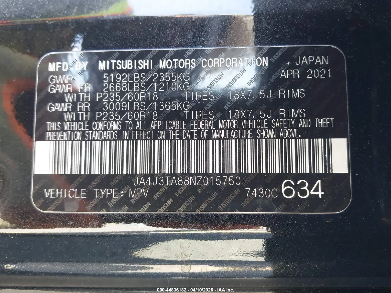 2022 Mitsubishi Outlander ES