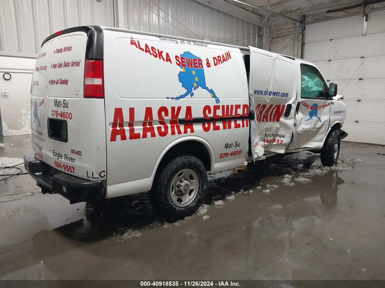 2022 GMC SAVANA CARGO RWD 3500 EXTENDED WHEELBASE WORK VAN