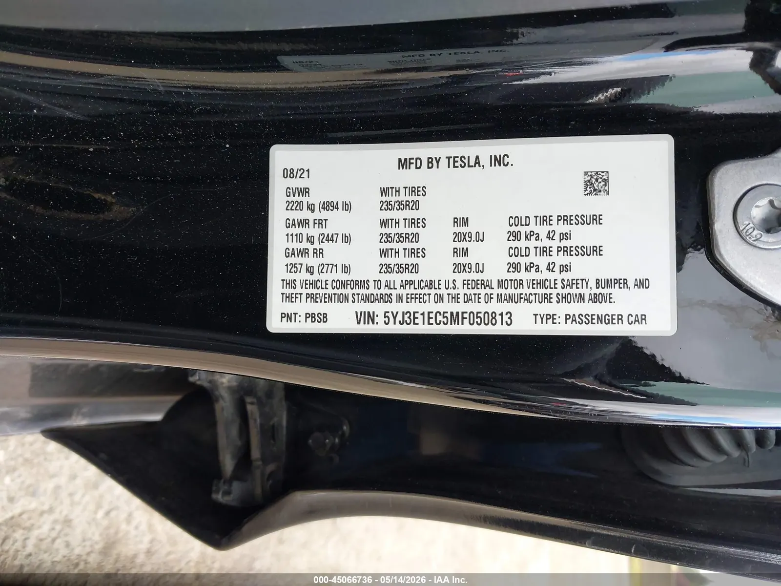 2021 Tesla Model 3 Performance