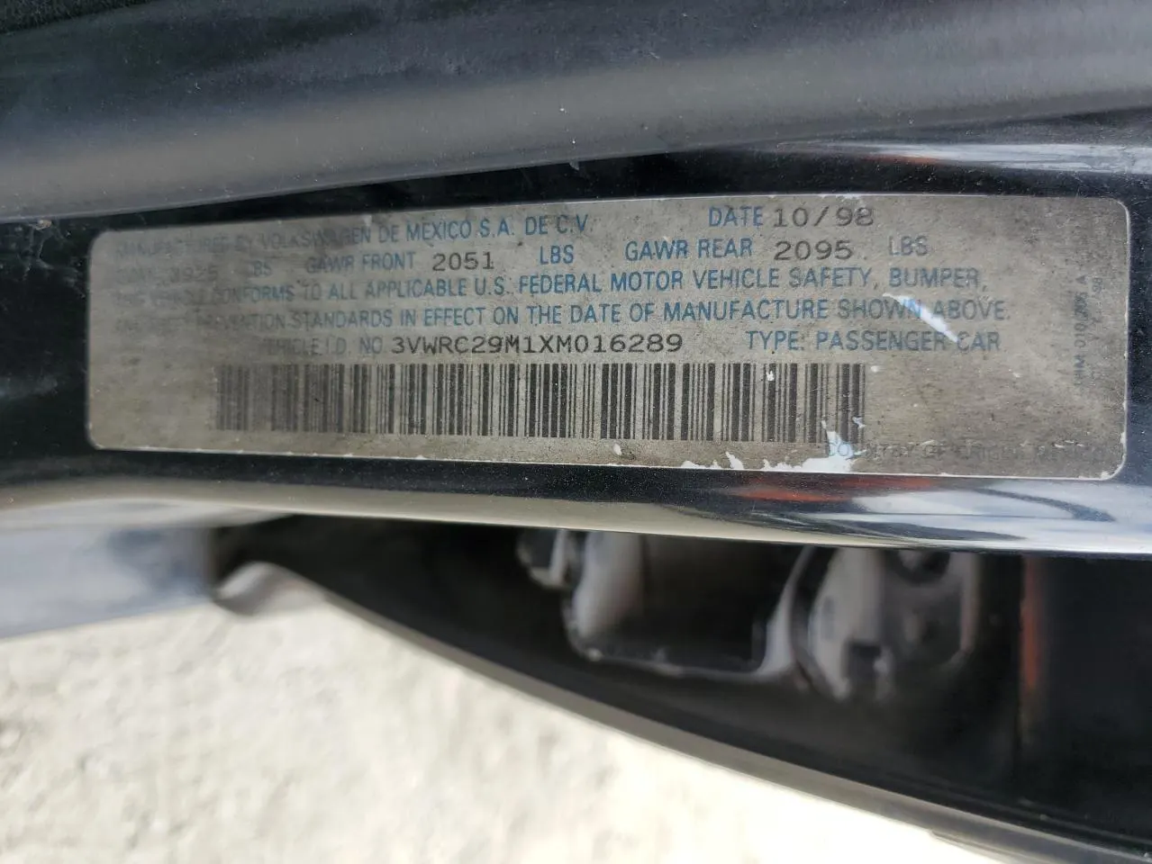 1999 Volkswagen Jetta GL