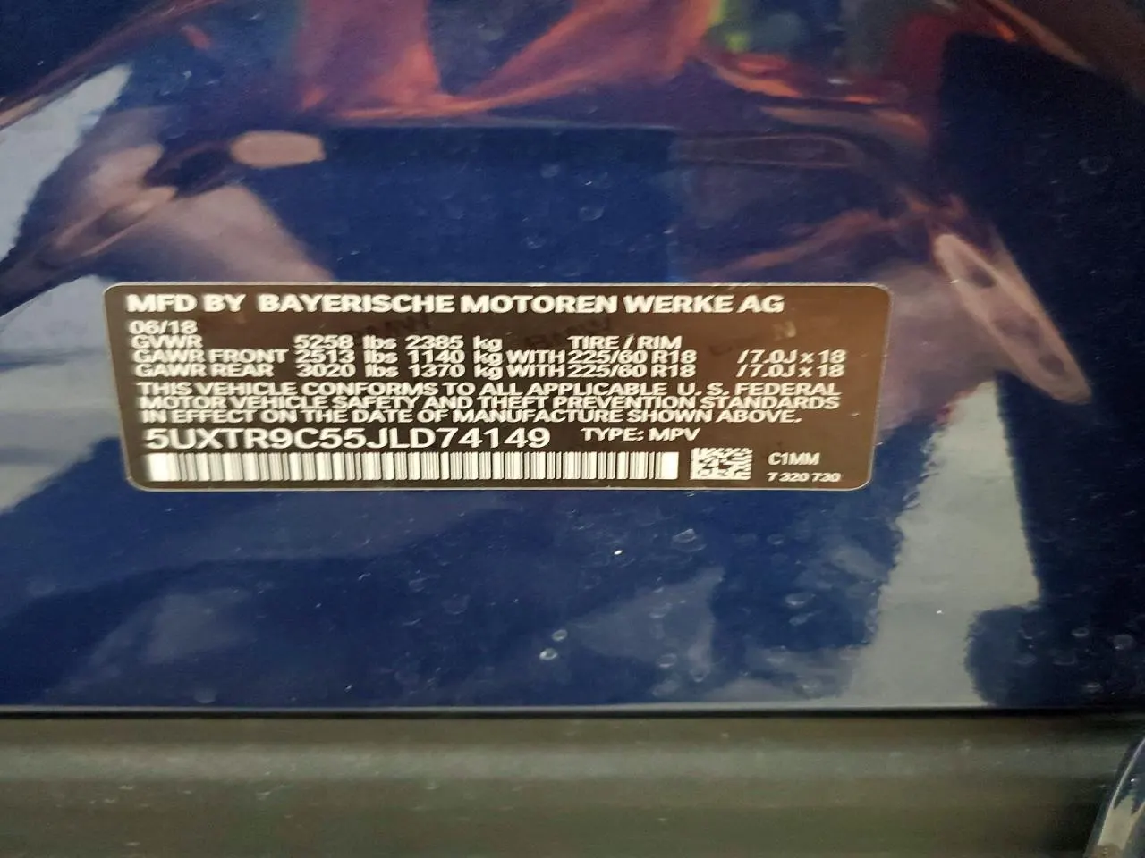 2018 BMW X3 xDrive30i