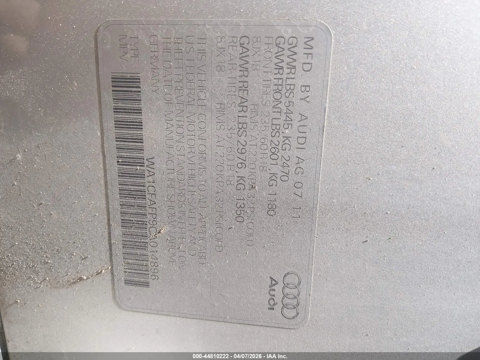 2012 Audi Q5 2.0T Premium