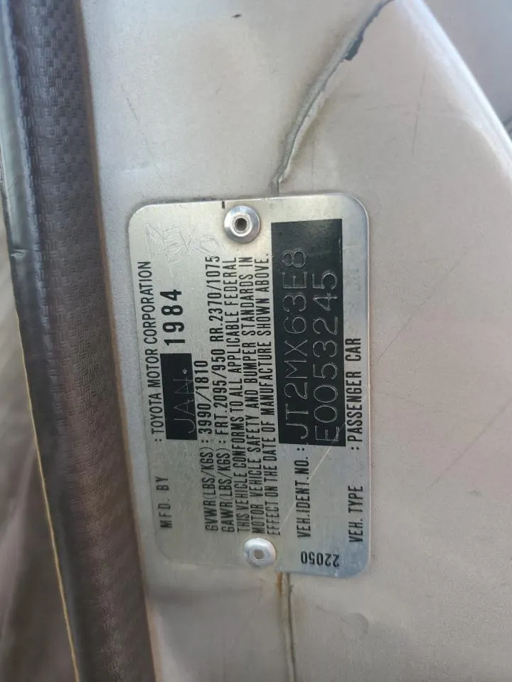 1984 Toyota CRESSIDA LUXURY