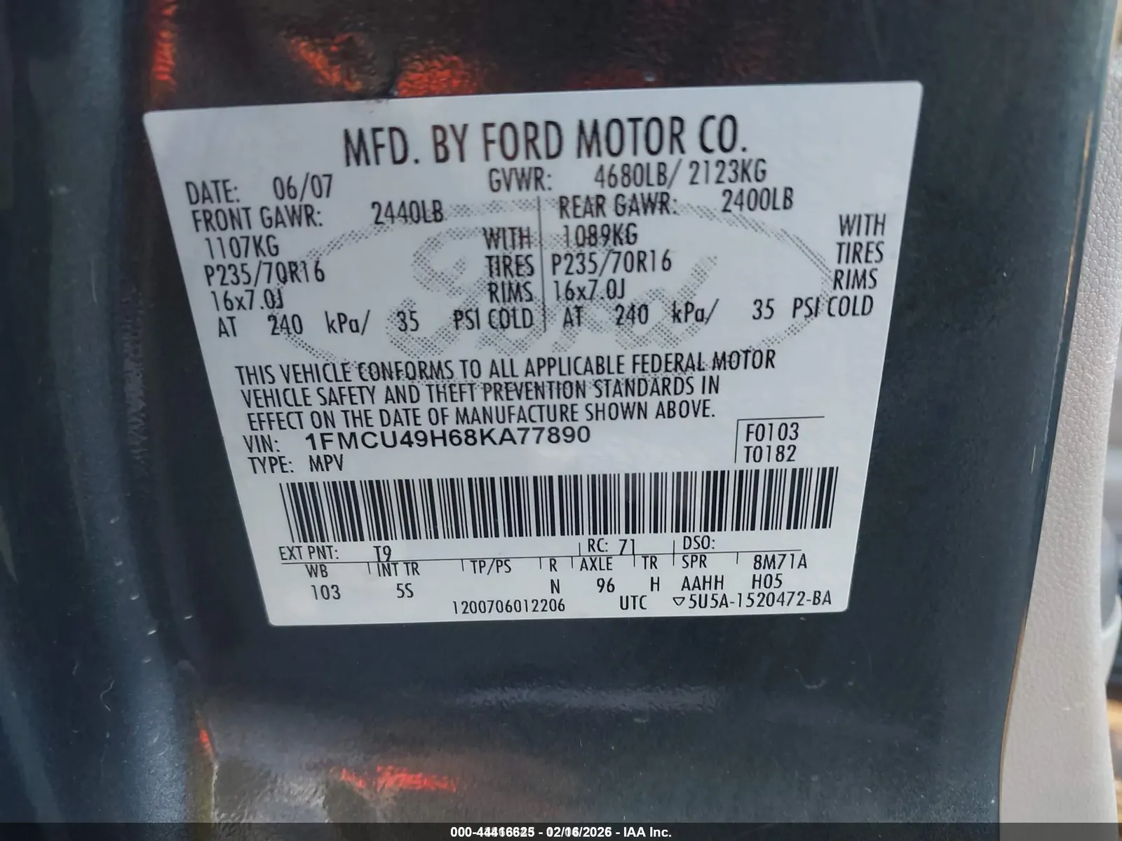 2008 Ford Escape Hybrid