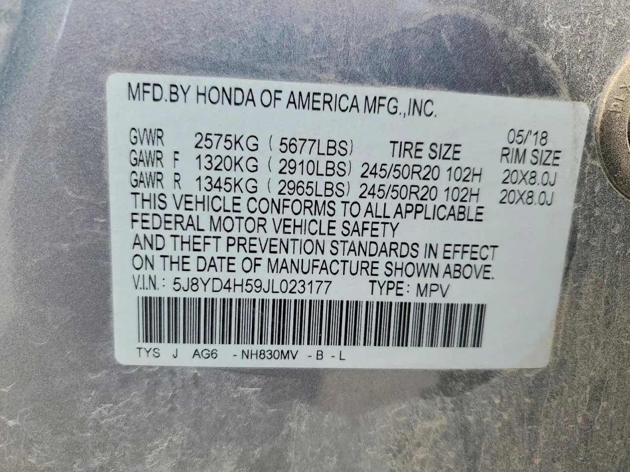 2018 Acura MDX w/Technology Pkg
