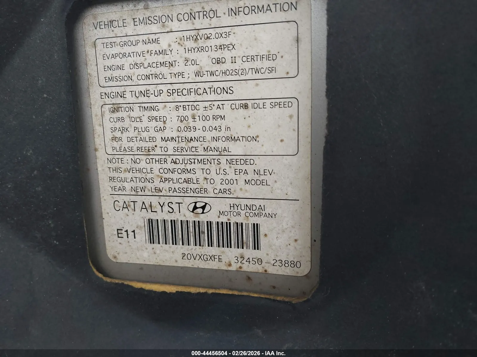 2001 Hyundai Elantra GT