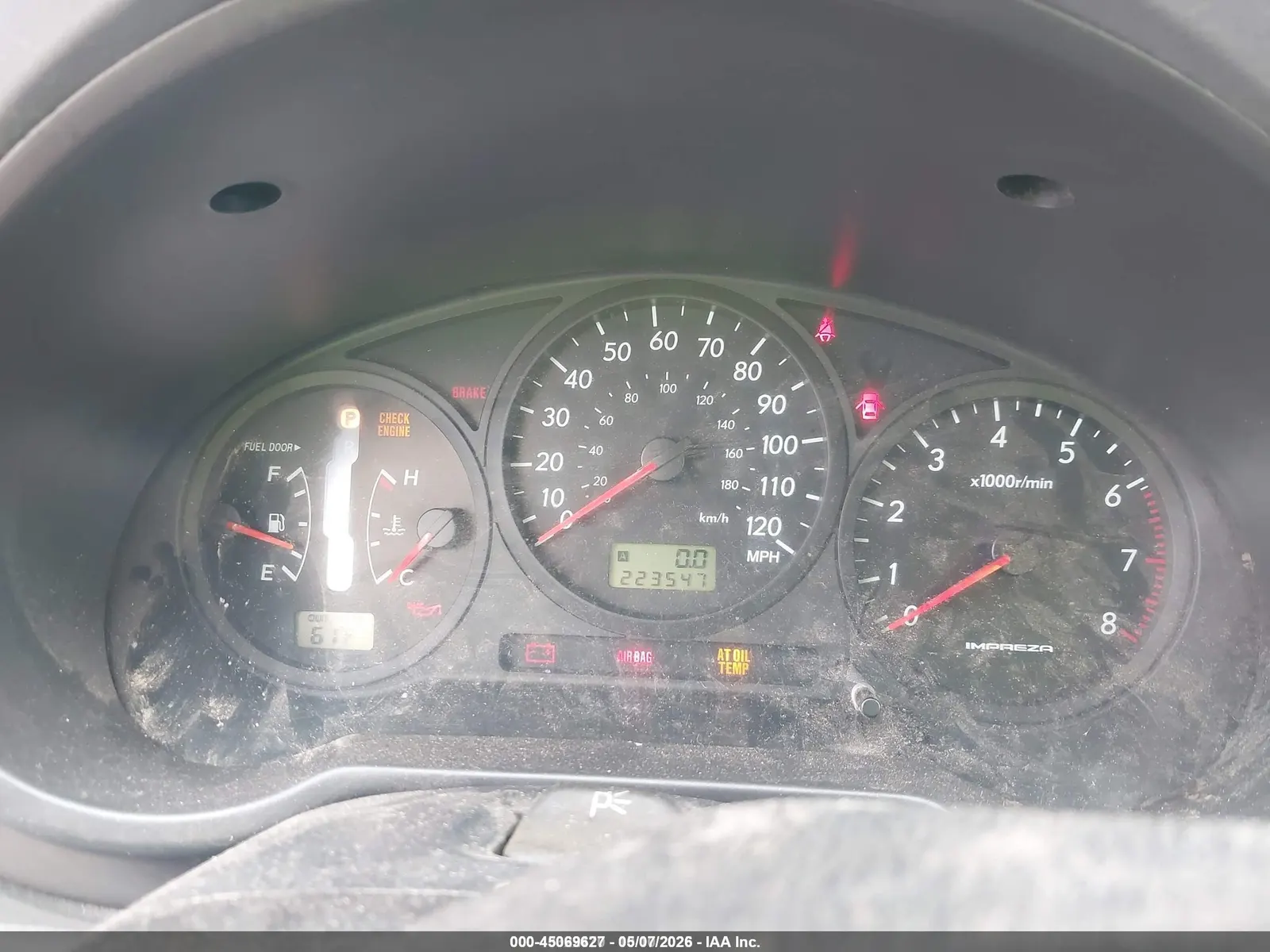 2004 Subaru Impreza Wagon (Natl) Outback Sport