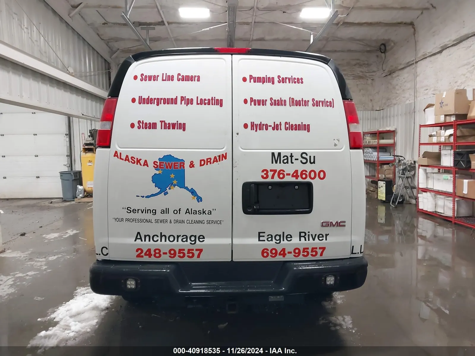 2022 GMC SAVANA CARGO RWD 3500 EXTENDED WHEELBASE WORK VAN