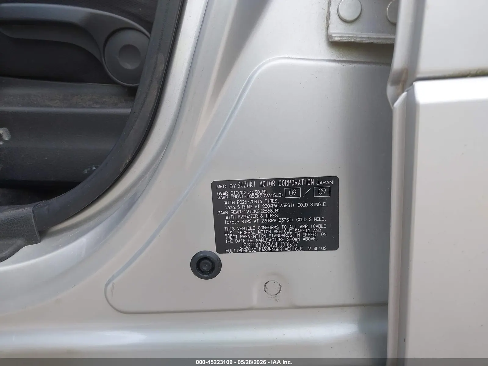 2010 Suzuki Grand Vitara Premium