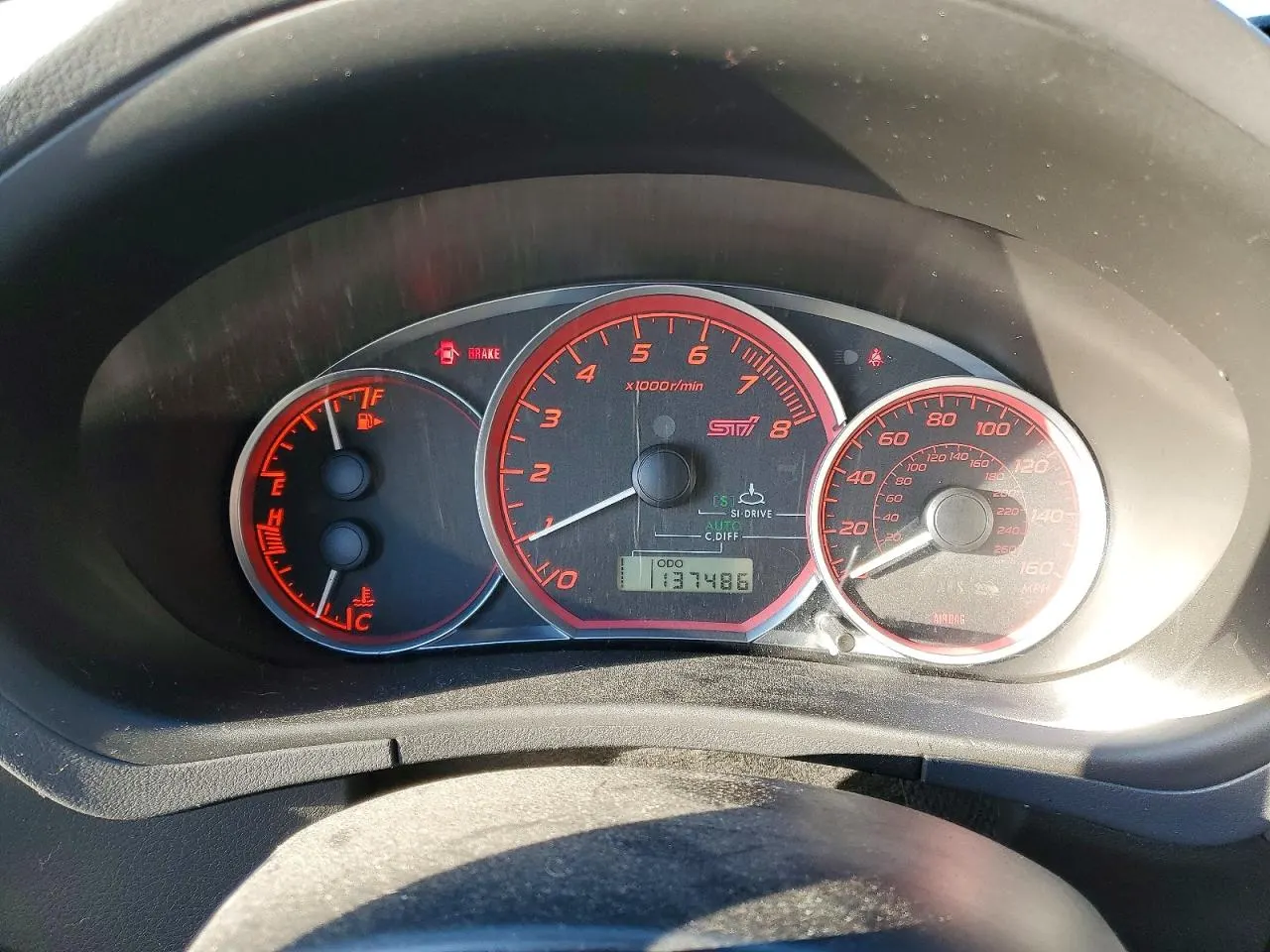2008 Subaru Impreza Wagon (Natl) STI w/Gold Wheels