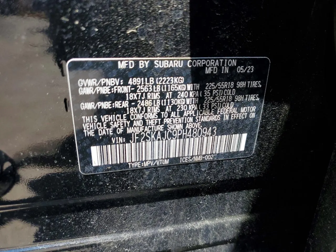 2023 Subaru Forester Sport