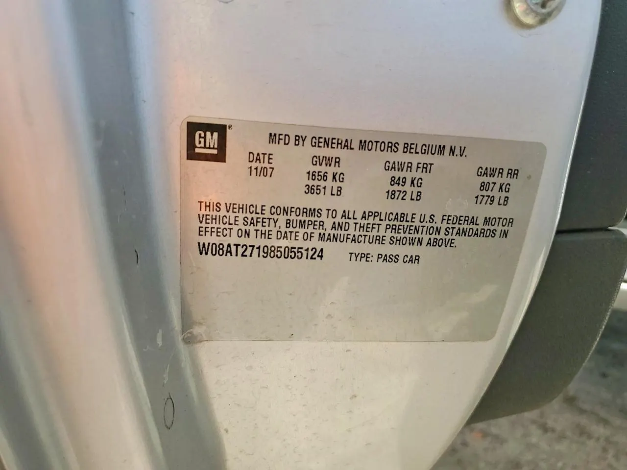 2008 Saturn Astra XR