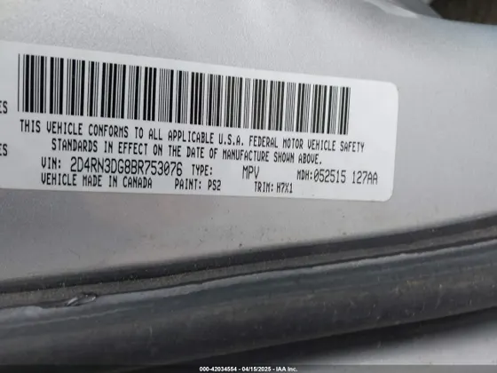 2011 Dodge Grand Caravan Mainstreet