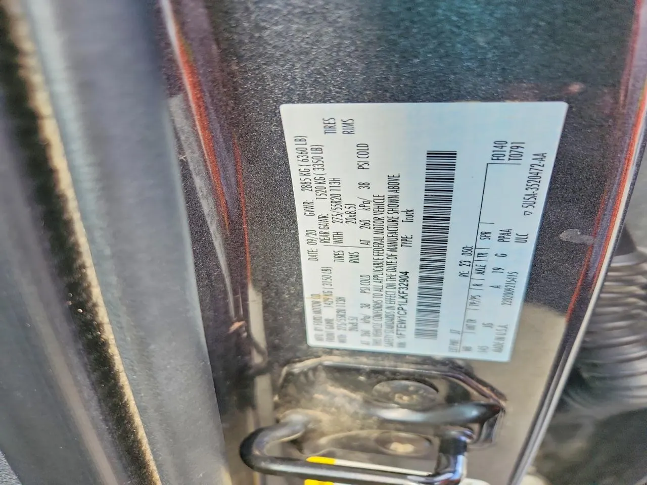 2020 Ford F-150 XL