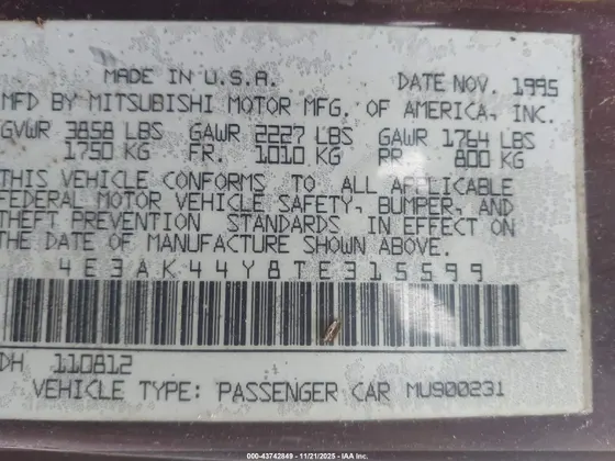 1996 Eagle TALON ESI