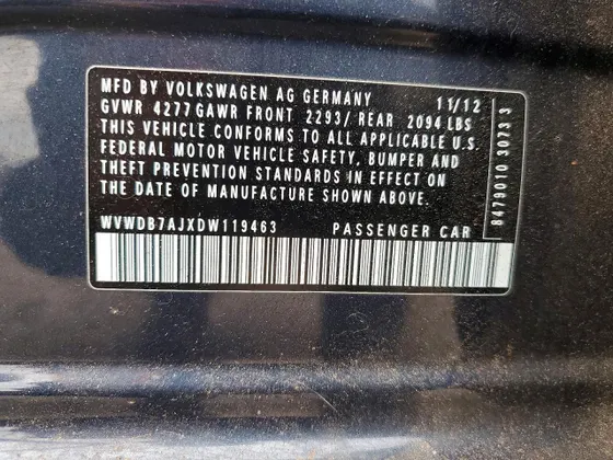2013 Volkswagen Golf