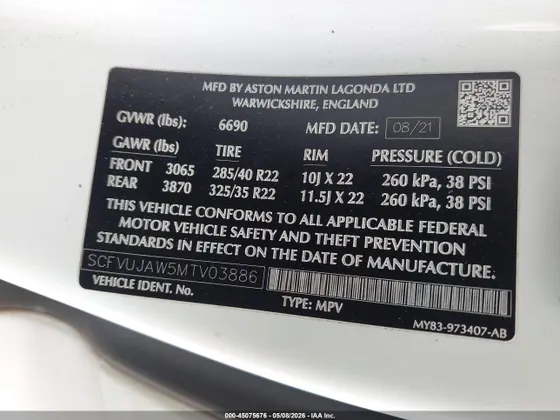 2021 Aston Martin DBX